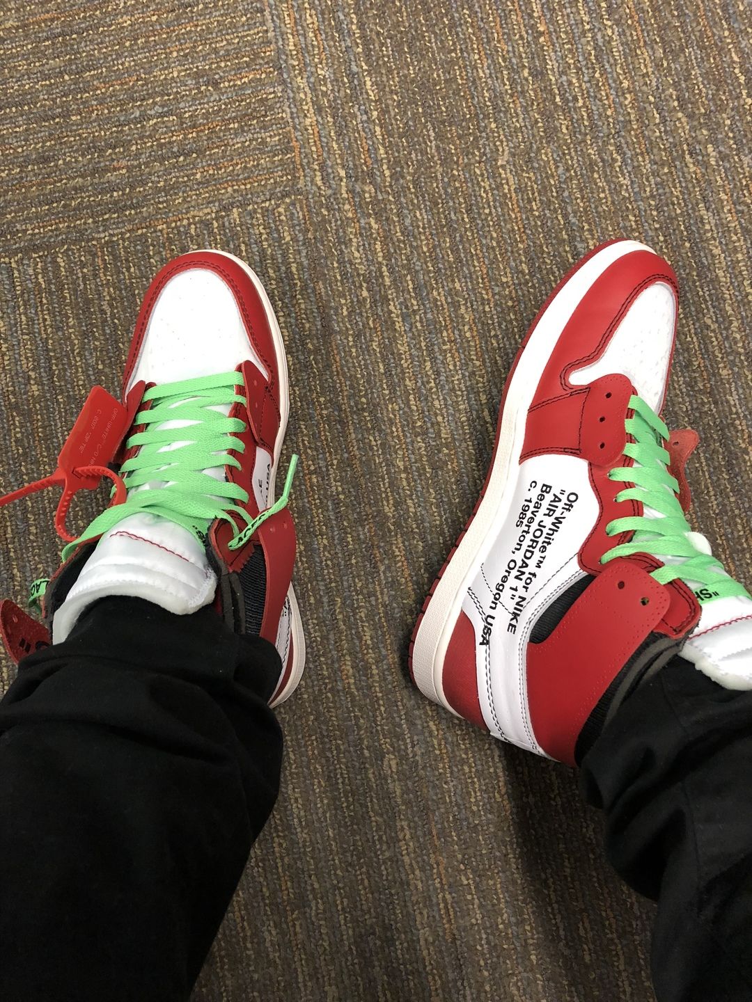 Off White Air Jordan 1 Red - Shoes | yzy.su