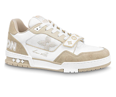 Louis Vuitton Trainer Sneaker Beige