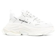 Balenciaga White, All-over Logo Print