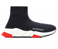 Balenciaga Mid Black White Red