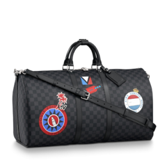 Louis Vuitton Keepall Bandouliere 55 MY LV WORLD TOUR