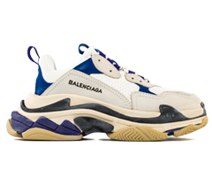 Balenciaga White Navy Purple