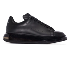 A. McQueen Oversized Clear Sole Black