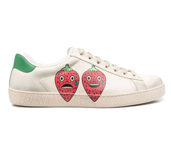 Gucci Strawberry-print Ivory White