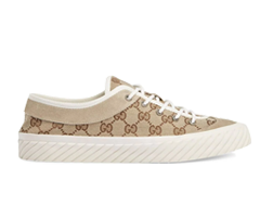 Gucci GG Monogram Low-Top Beige