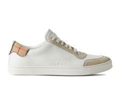 Burberry House Check-print Leather White/Multicolour