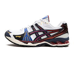 Asics White/Blue/Red