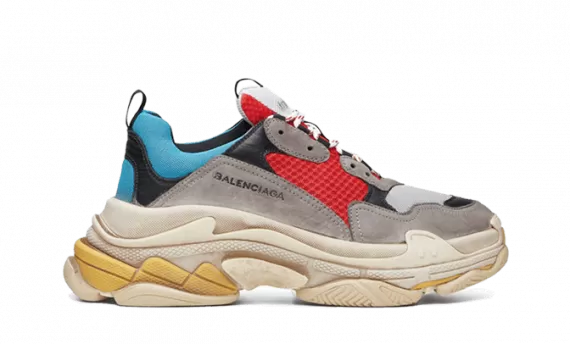 Balenciaga Triple S - Trainers  Red / Blue