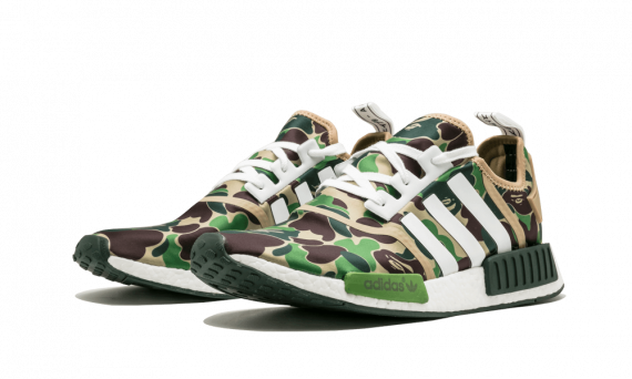NMD R1 BAPE Olive Camo