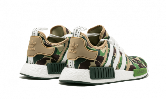 NMD R1 BAPE Olive Camo