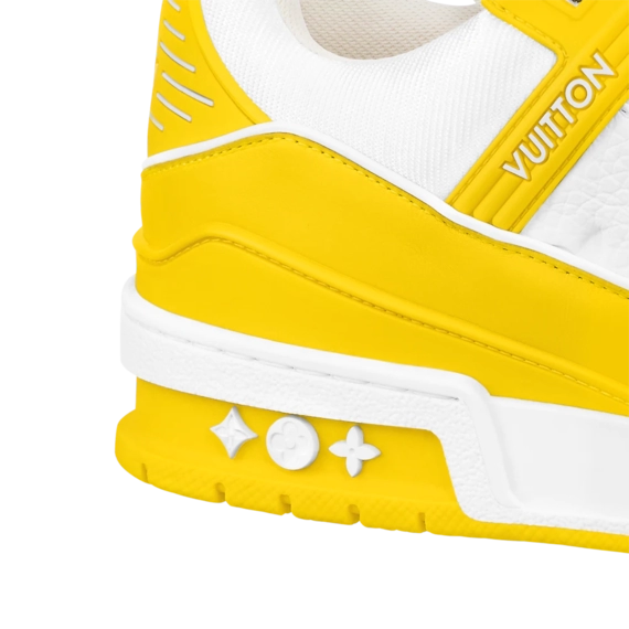 Louis Vuitton Trainer Sneaker - Yellow, Mix of materials
