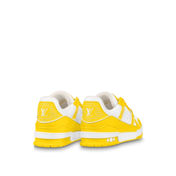 Louis Vuitton Trainer Sneaker - Yellow, Mix of materials