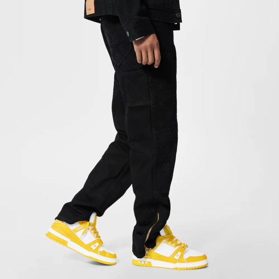 Louis Vuitton Trainer Sneaker - Yellow, Mix of materials