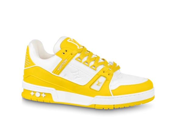 Louis Vuitton Trainer Sneaker - Yellow, Mix of materials