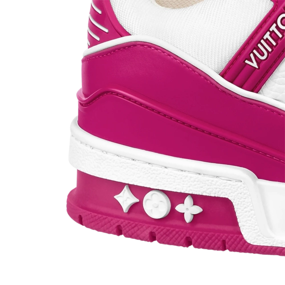 Louis Vuitton Trainer Sneaker - Fuchsia, Mix of materials