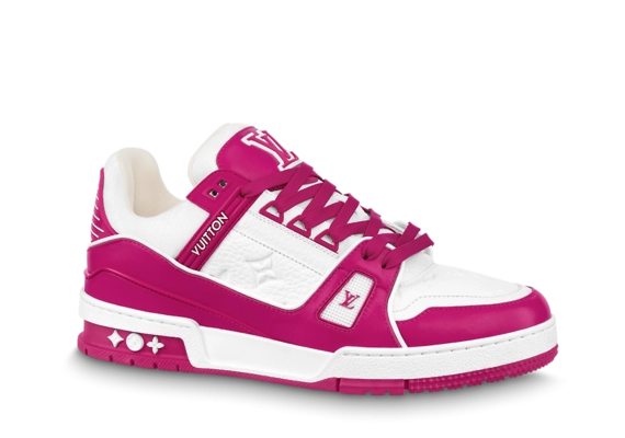 Louis Vuitton Trainer Sneaker - Fuchsia, Mix of materials