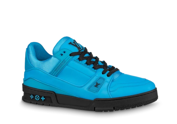 Louis Vuitton Trainer Sneaker - Blue, Calf leather