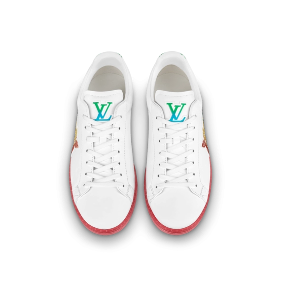 Louis Vuitton Luxembourg Samothrace Sneaker - White, Calf leather and strass