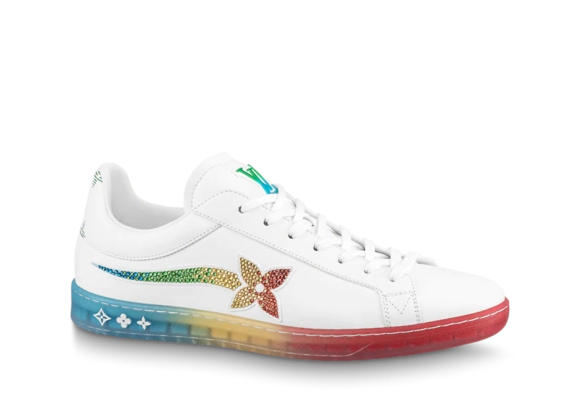 Louis Vuitton Luxembourg Samothrace Sneaker - White, Calf leather and strass
