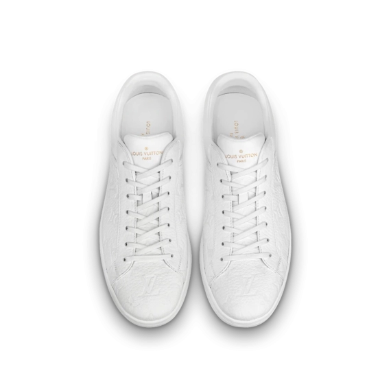 Louis Vuitton Luxembourg Sneaker - White, Monogram-embossed grained calf leather