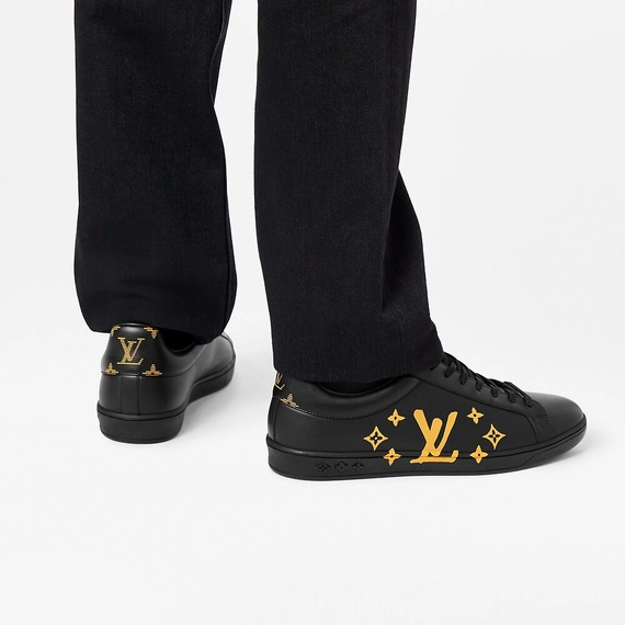 Louis Vuitton Luxembourg Samothrace Sneaker - Black, Calf leather