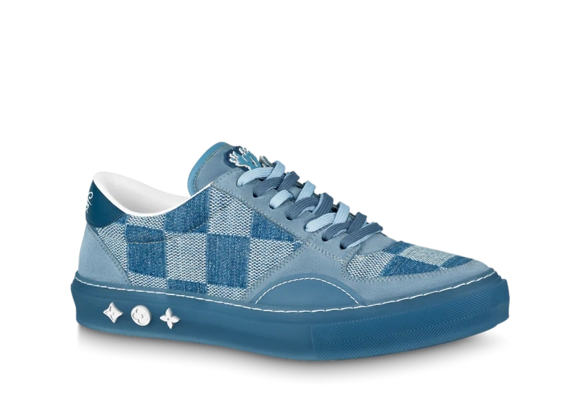 Louis Vuitton Ollie Sneaker - Blue, Damier denim