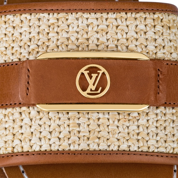 Louis Vuitton Lock It Flat Mule Cognac Brown