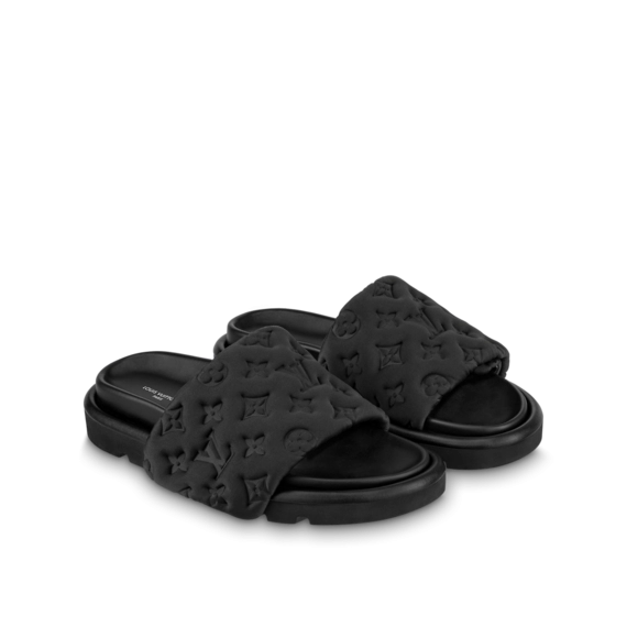 Louis Vuitton Pool Pillow Comfort Mule Black