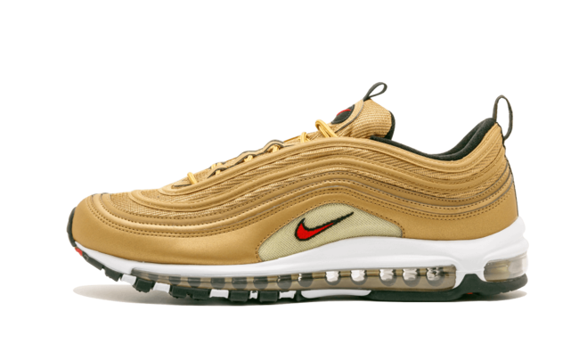 Nike Air Max 97 OG QS 2017 METALLIC GOLD/VARSITY RED 884421 700