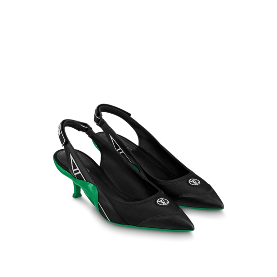 Louis Vuitton Archlight Slingback Pump Black / Green