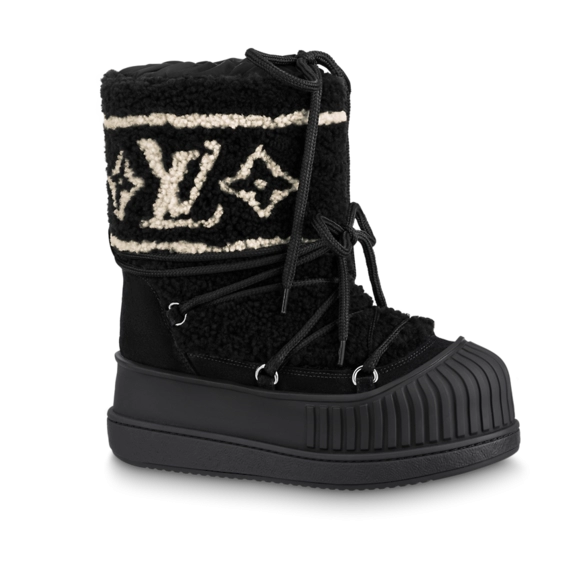 Louis Vuitton Polar Flat Half Boot Black