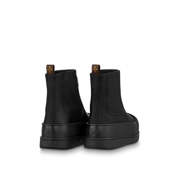 Louis Vuitton Polar Flat Ankle Boot Black