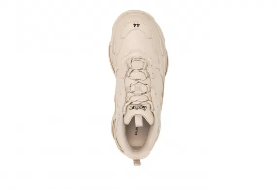 Balenciaga Triple S - Beige, Faux Leather