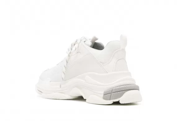 Balenciaga Triple S - White, Panelled Design