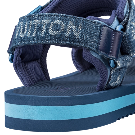 Louis Vuitton Panama Sandal Blue