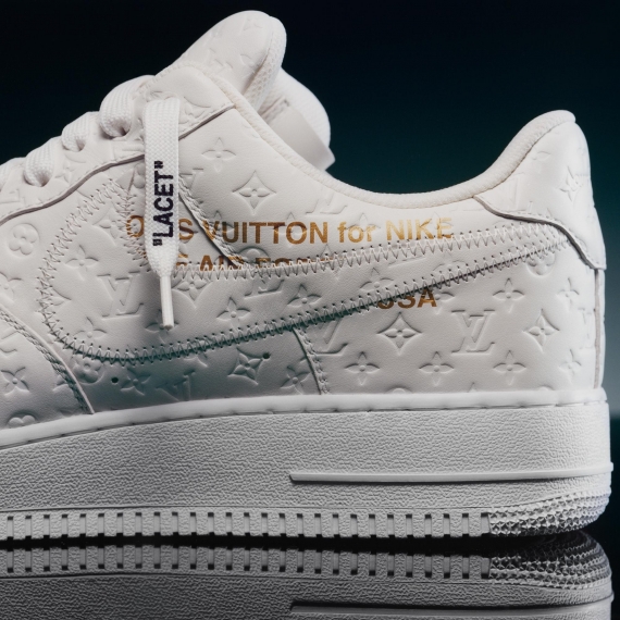 Louis Vuitton X Air Force 1 Low Triple White