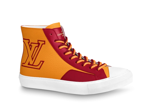 Louis Vuitton Tattoo Sneaker Boot Orange