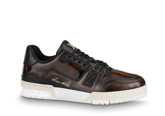 Louis Vuitton Trainer Sneaker Cognac Brown