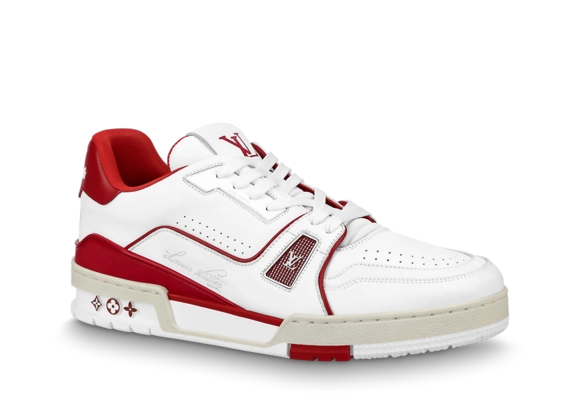 Louis Vuitton Trainer Sneaker Bordeaux Red