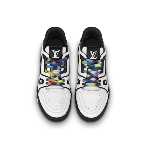 LV Trainer Sneaker Black / White