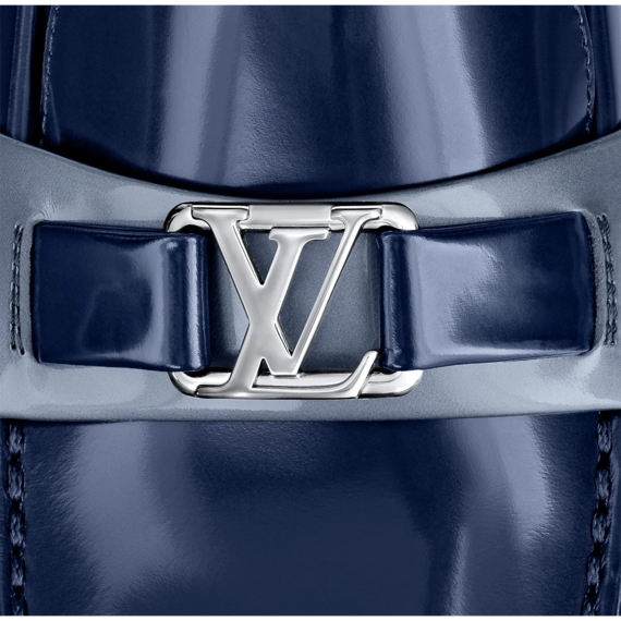 Louis Vuitton Major Loafer Glazed calf leather Navy Blue