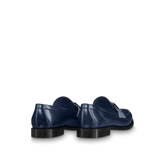Louis Vuitton Major Loafer Glazed calf leather Navy Blue