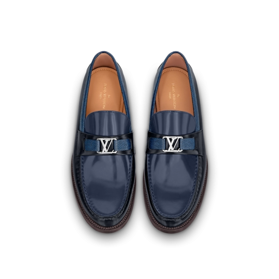 Louis Vuitton Major Loafer Navy Blue