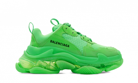 balenciaga triple s neon green
