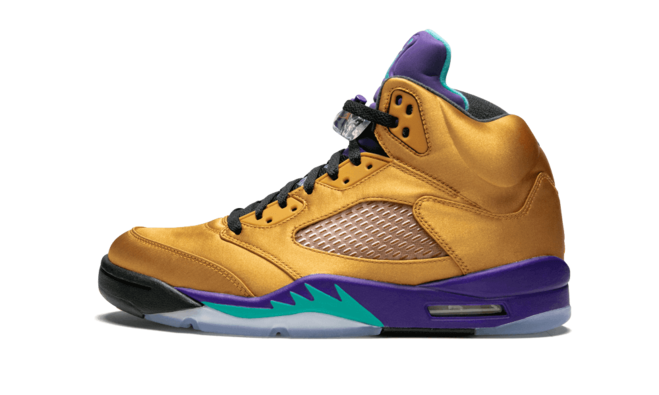 Air Jordan 5 Retro F&F Fresh Prince of Bel-Air WHEAT/INFREARED-GRAPE ICE-BLAC