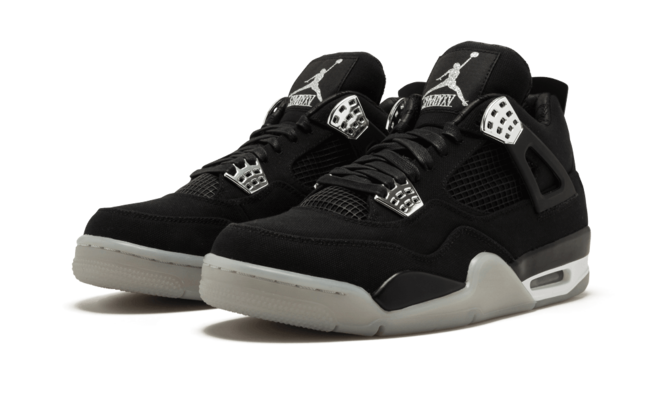 Air Jordan 4 Retro EMINEM x Carhartt BLK/CHROME-WHITE