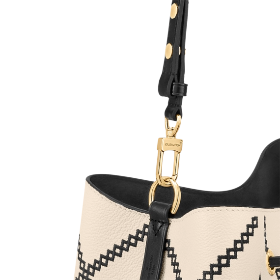 Louis Vuitton  NeoNoe MM Creme Beige / Black