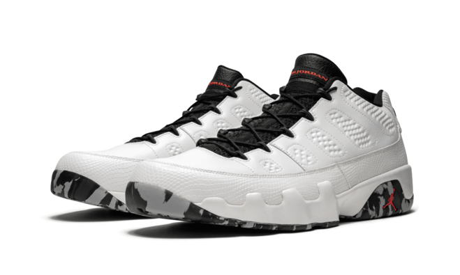 Air Jordan 9 Retro Low Jordan Brand Classic WHT/INF23-BLK-DK GRY-WOLF GRY