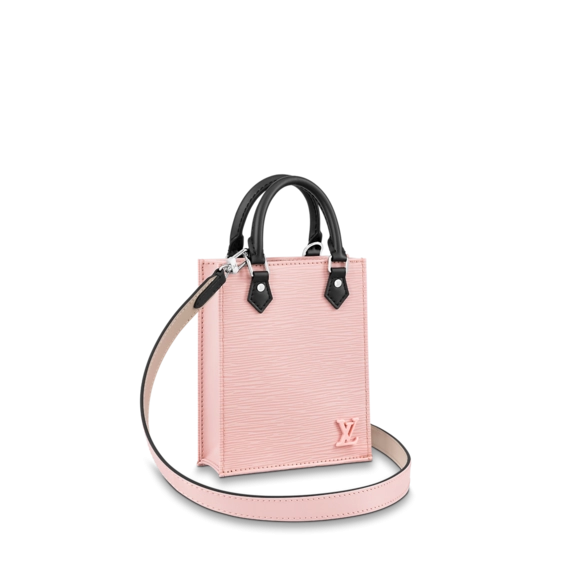 Louis Vuitton  Petit Sac Plat Rose Ballerine Pink / Black / Greige