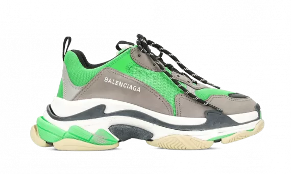 Balenciaga Triple S - Green/Grey/White